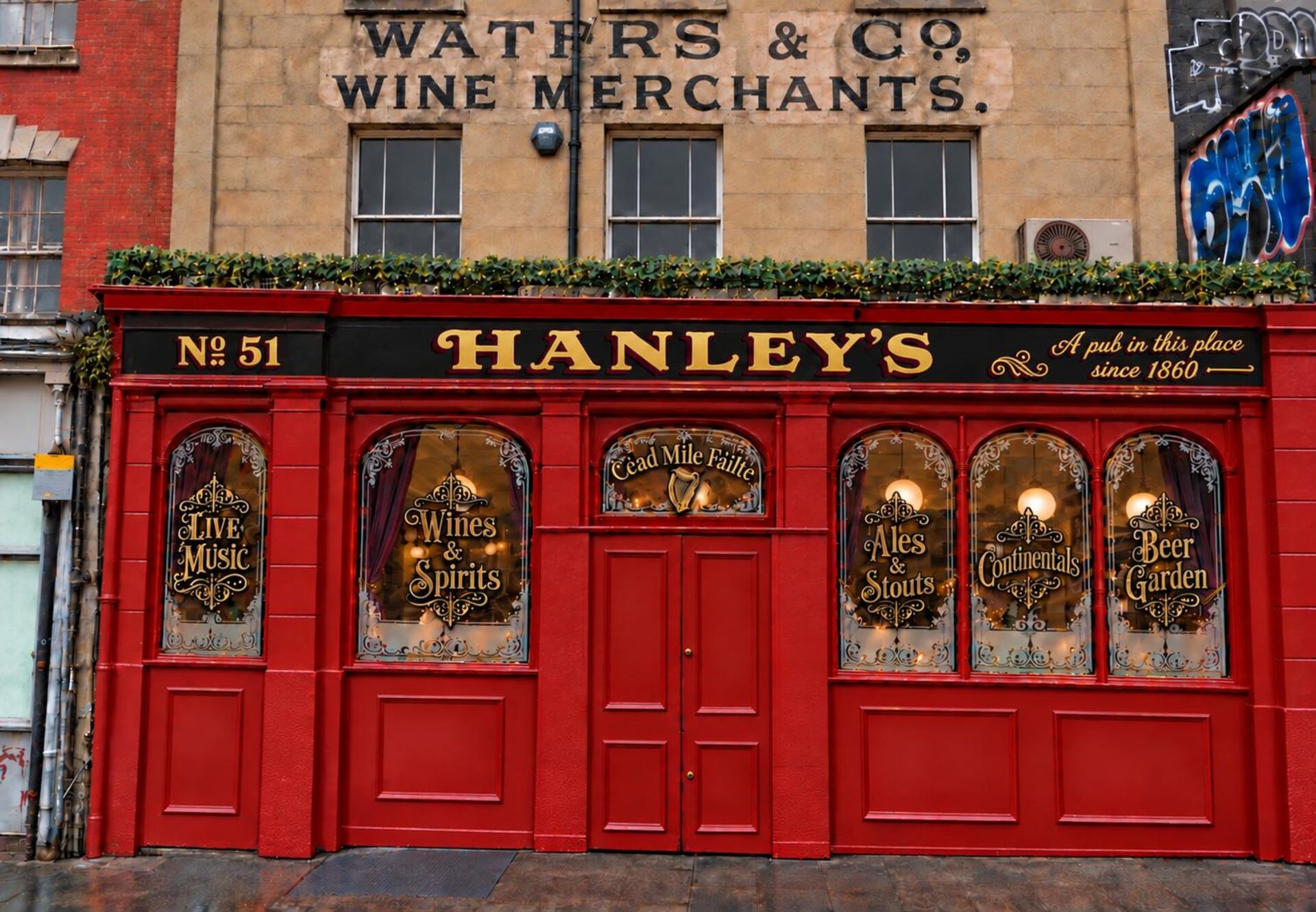The Hanley's frontage at No.51 Stokes Croft